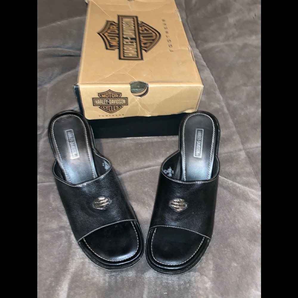 Harley Davidson Leigh studded slide